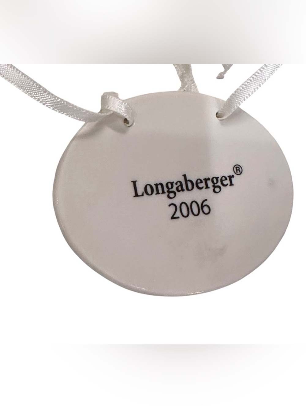 Longaberger 2006 Easter Bunny Rabbit Tie-On Charm for Basket NIB - Picture 2 of 5